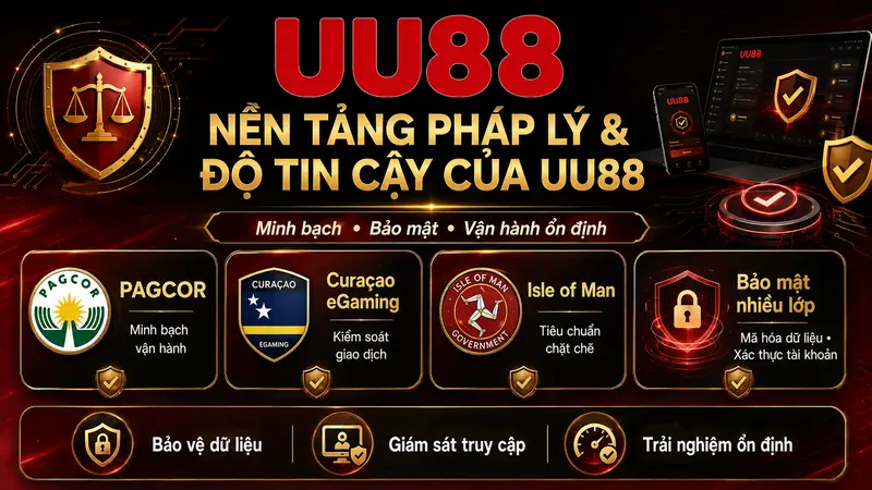 Nền tảng pháp lý và độ tin cậy của UU88